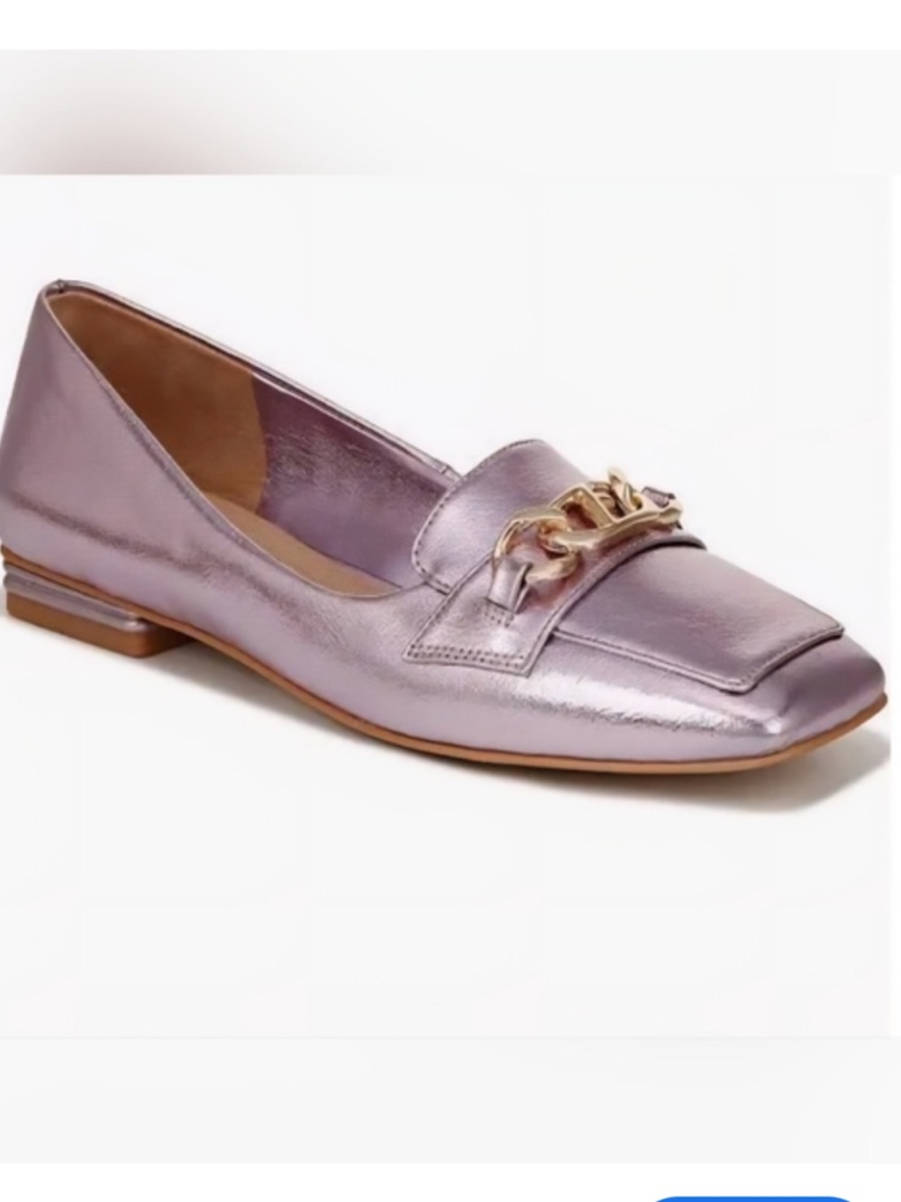 Franco Sarto Tiari‎ pink square toe loafers new